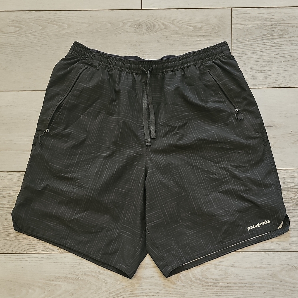 Patagonia Running Shorts Green Color Mens Medium